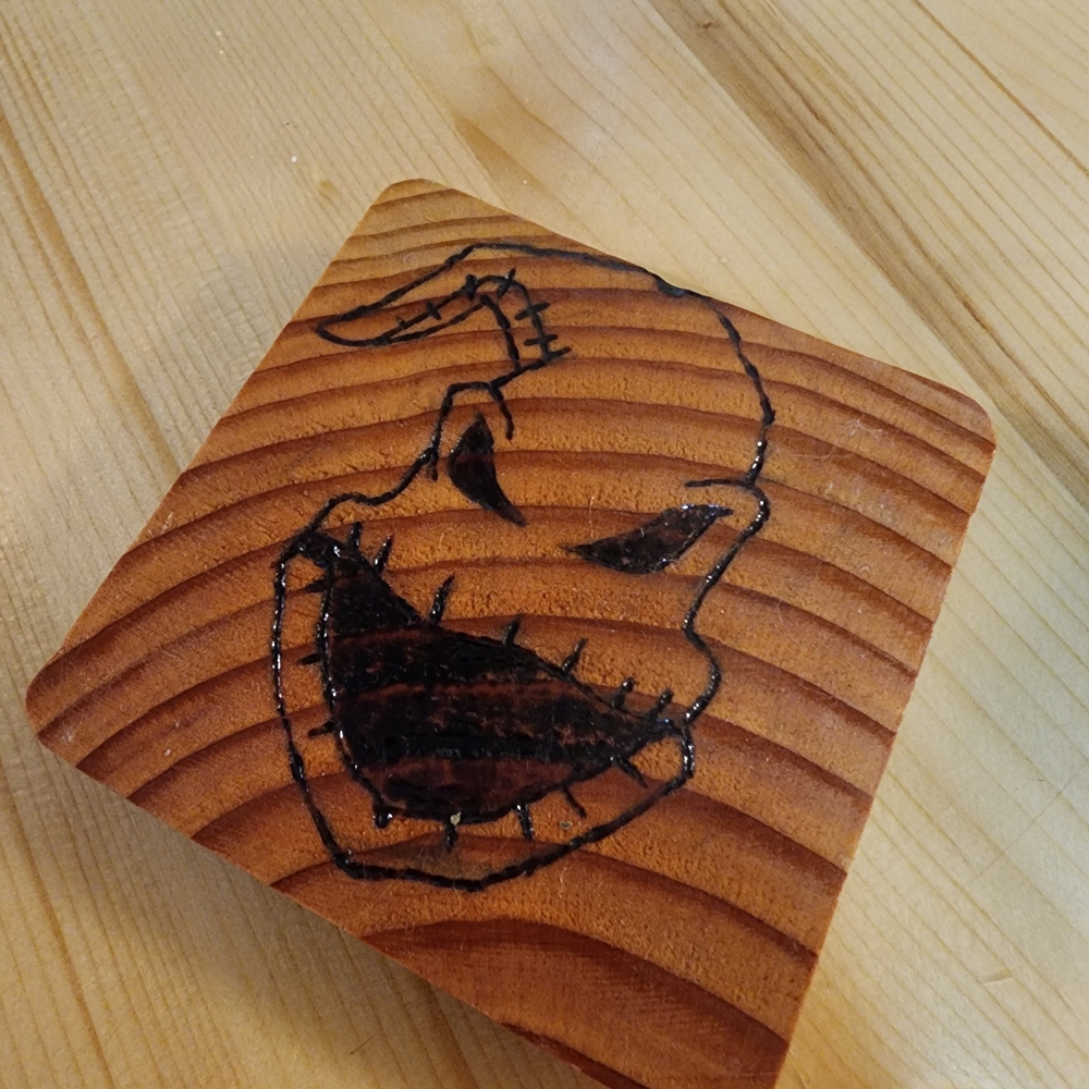 Wooden Halloween Coasters Set - Picture 3 of 3